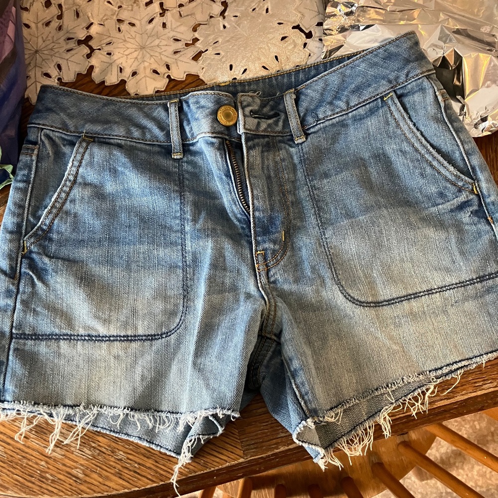 Denim shorts